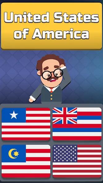 Geography: Flags Quiz Game — скриншот 1