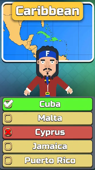 Geography: Flags Quiz Game — скриншот 2