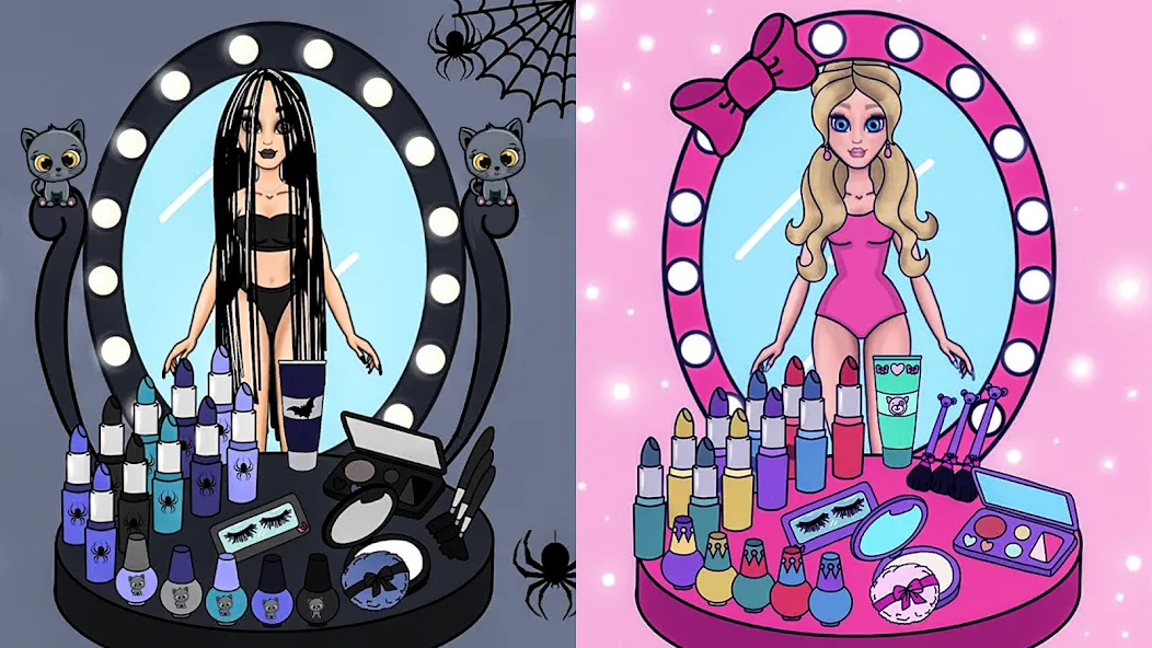 Doll Dress Up Makeup Girl Game — скриншот 3
