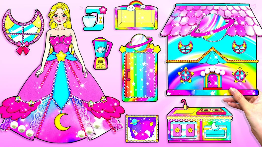 Doll Dress Up Makeup Girl Game — скриншот 5