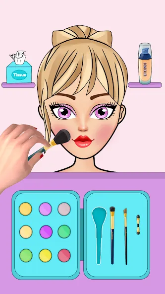 DIY Paper Princess Doll Games — скриншот 2