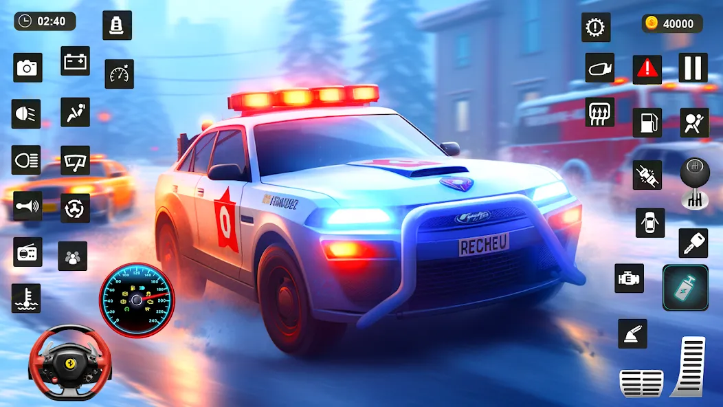 Police Car Kids Driving Game — скриншот 1 Police Car Kids Driving Game — скриншот 1