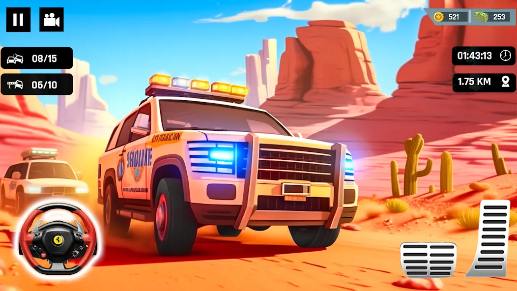 Police Car Kids Driving Game — скриншот 2 Police Car Kids Driving Game — скриншот 2