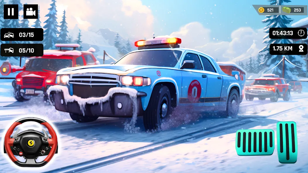 Police Car Kids Driving Game — скриншот 3 Police Car Kids Driving Game — скриншот 3
