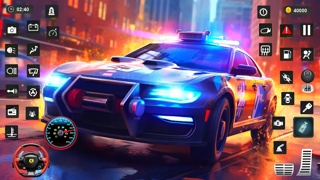 Police Car Kids Driving Game — скриншот 4 Police Car Kids Driving Game — скриншот 4