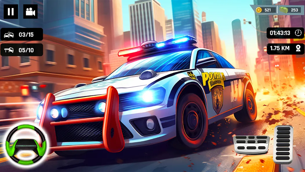 Police Car Kids Driving Game — скриншот 5