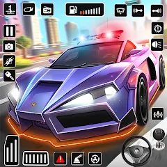 Police Car Kids Driving Game MOD APK на Android — Много денег