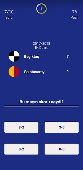Türkiye Süper Ligi Bilgi Oyunu — скриншот 4
