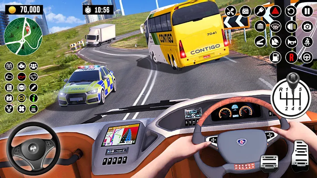 Bus Driving School : Bus Games — скриншот 4 Bus Driving School : Bus Games — скриншот 4