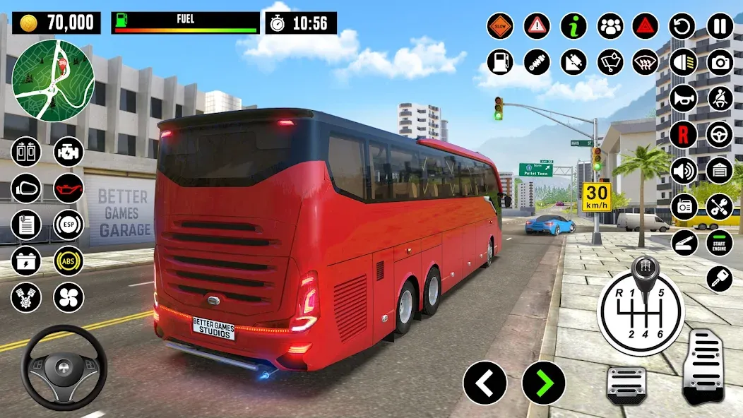Bus Driving School : Bus Games — скриншот 5