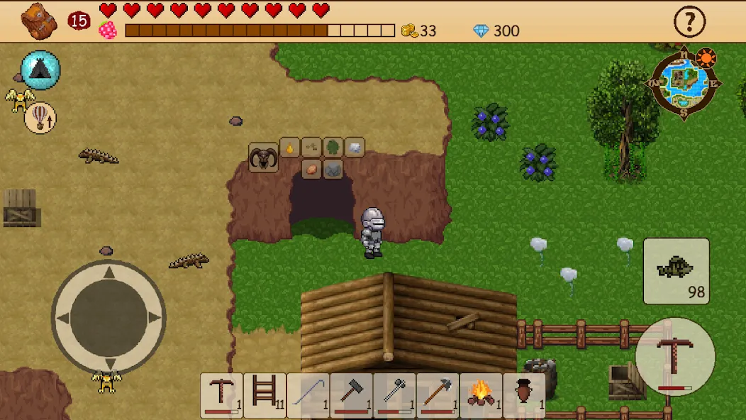 Survival RPG: Open World Pixel — скриншот 1