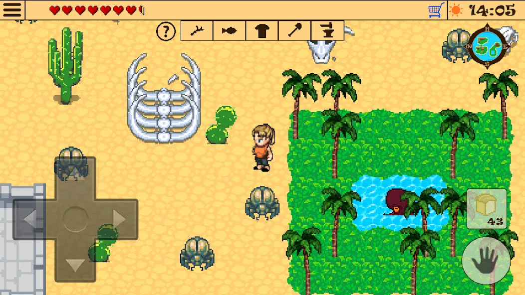 Survival RPG 2:Temple Ruins 2D — скриншот 1