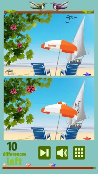 Find 10 Differences — скриншот 1