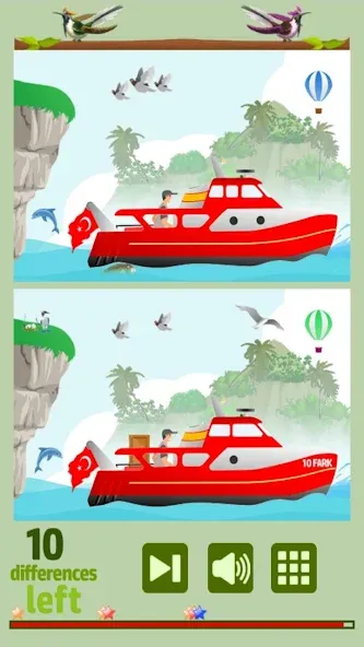 Find 10 Differences — скриншот 3