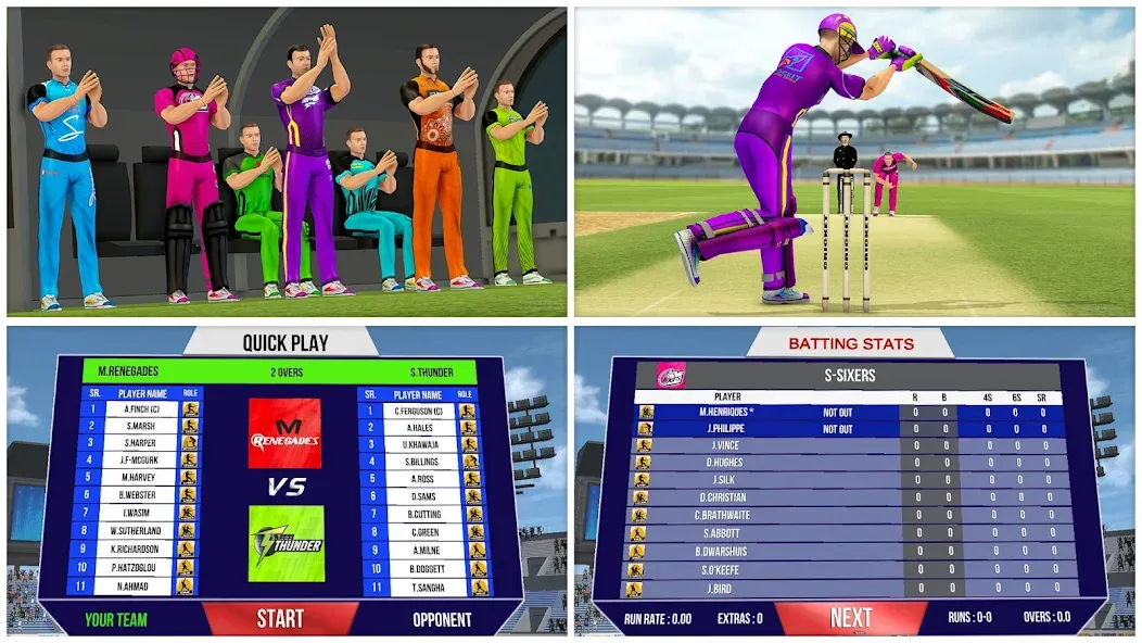 Aussie T20 Cricket Game 2023 — скриншот 5