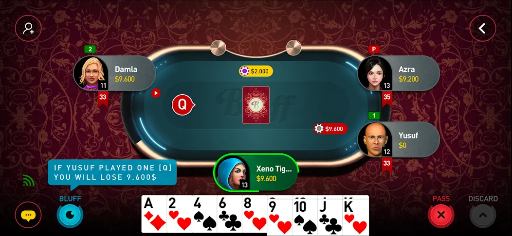 Bluff Game — скриншот 3