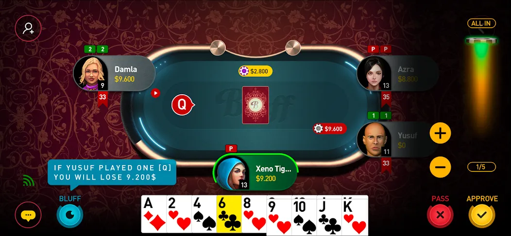 Bluff Game — скриншот 4