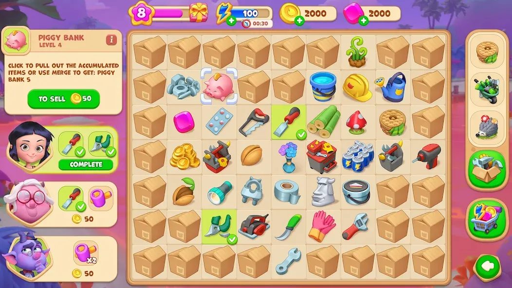 Lucy’s Ville: Fabulous Merge — скриншот 1