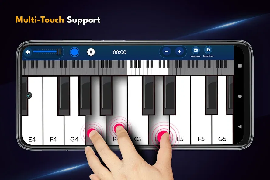 Real Piano Keyboard — скриншот 2 Real Piano Keyboard — скриншот 2