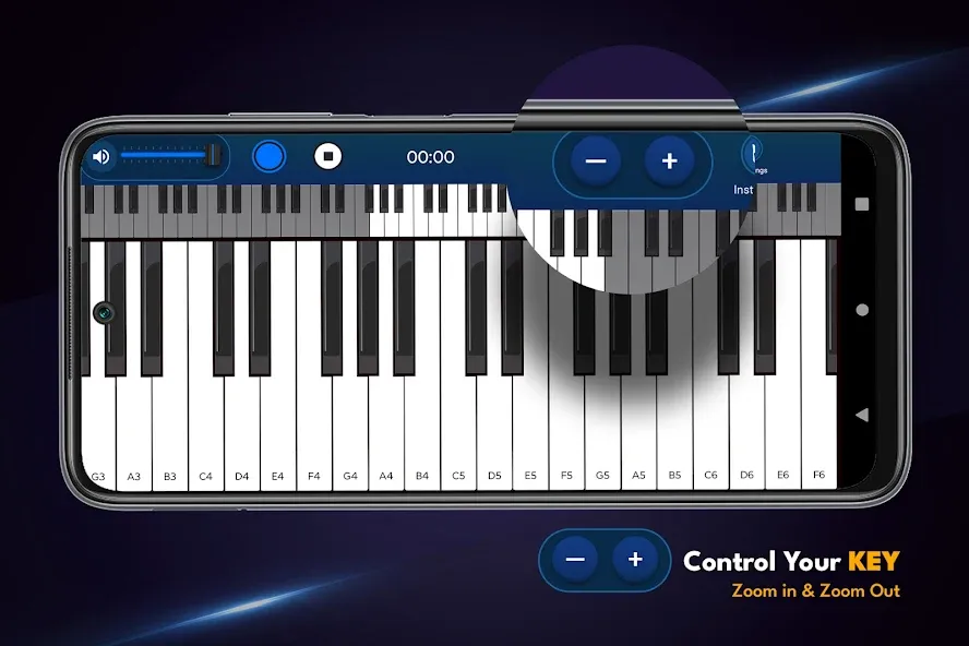 Real Piano Keyboard — скриншот 4 Real Piano Keyboard — скриншот 4