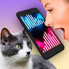 Скачать Cat Translator Pet Talk Meow — МОД Все кошачьи фразы открыты