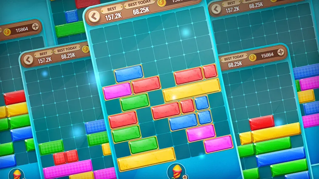 Block Crush - Puzzle Game — скриншот 3 Block Crush - Puzzle Game — скриншот 3
