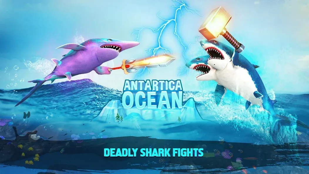 Double Head Shark Attack PVP — скриншот 1