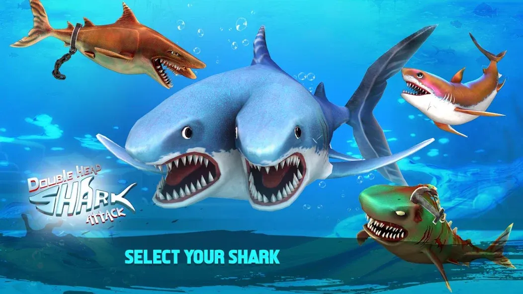 Double Head Shark Attack PVP — скриншот 2