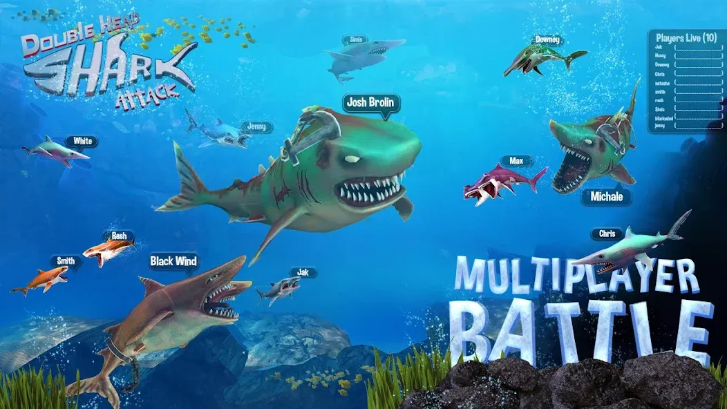 Double Head Shark Attack PVP — скриншот 4