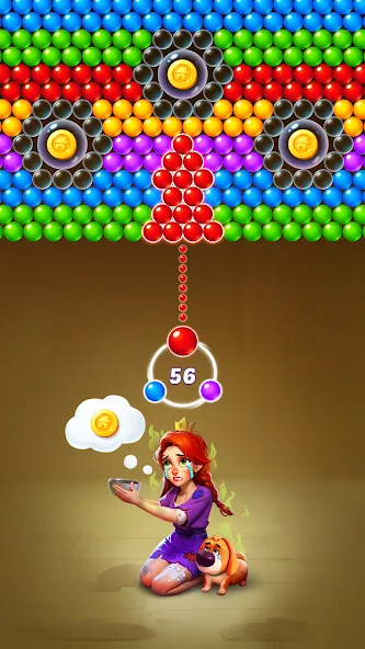 Bubble Shooter Kingdom — скриншот 1