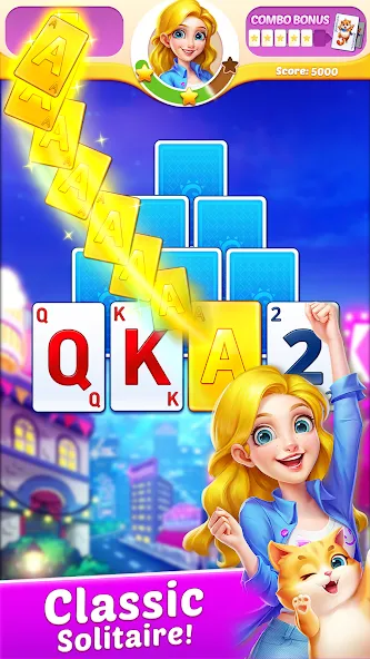 Solitaire Tripeaks Diary — скриншот 4