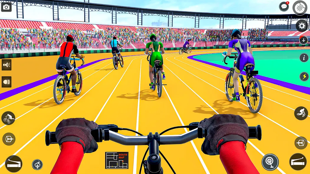 BMX Cycle Race 3d Cycle Games — скриншот 1