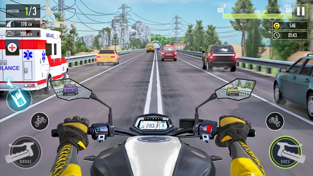 3d Bike Racing Bike Race Games — скриншот 1