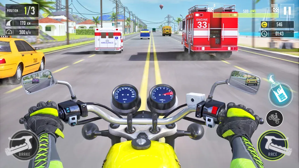 3d Bike Racing Bike Race Games — скриншот 2