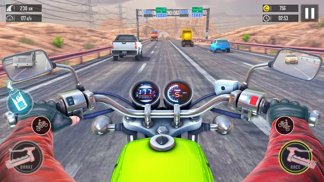 3d Bike Racing Bike Race Games — скриншот 3