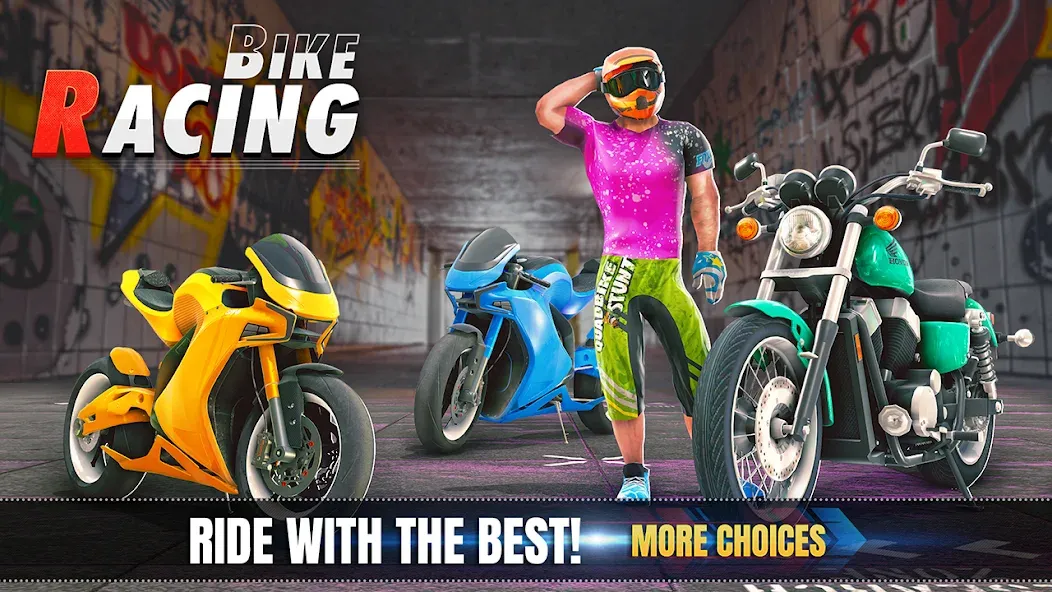 3d Bike Racing Bike Race Games — скриншот 5