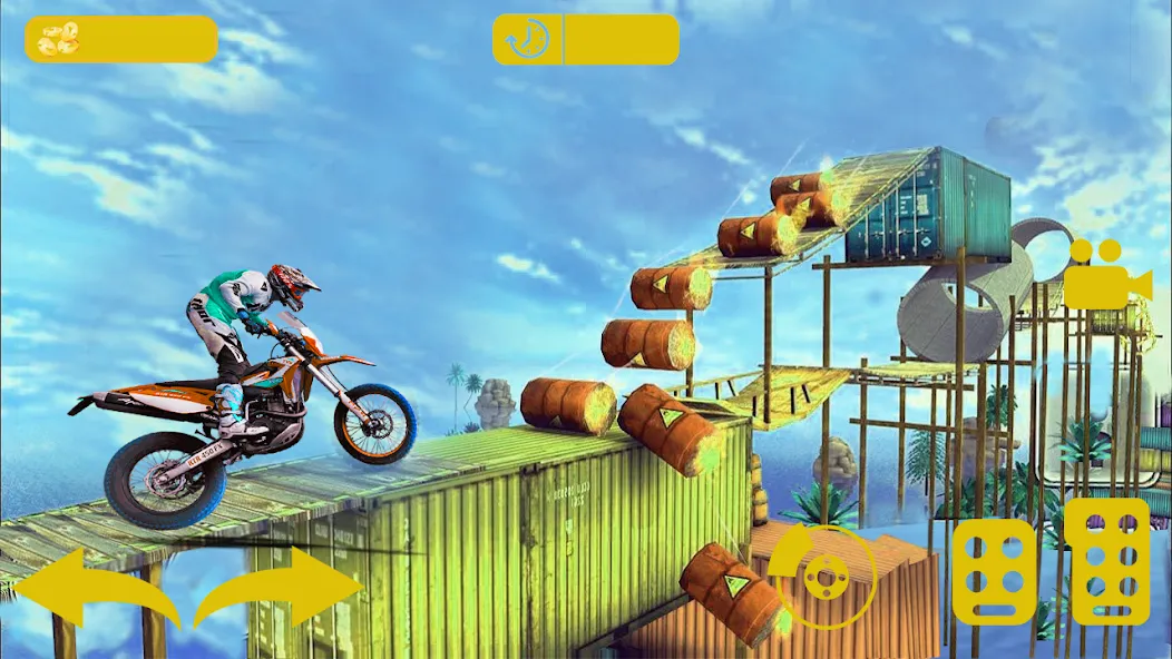 Bike stunt 3d games-Bike games — скриншот 1
