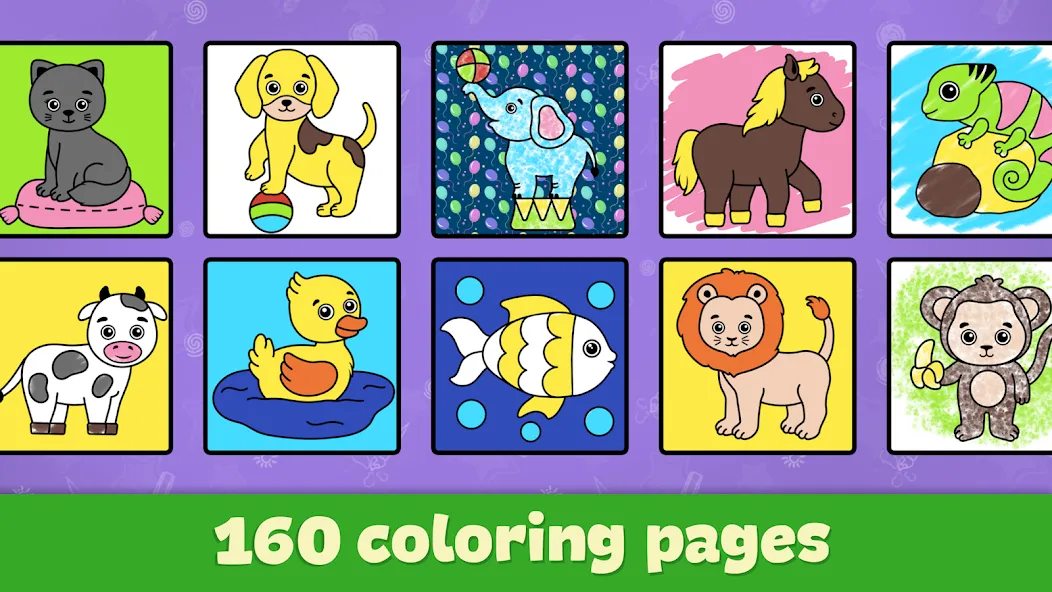 Kids Coloring & Drawing Games — скриншот 5