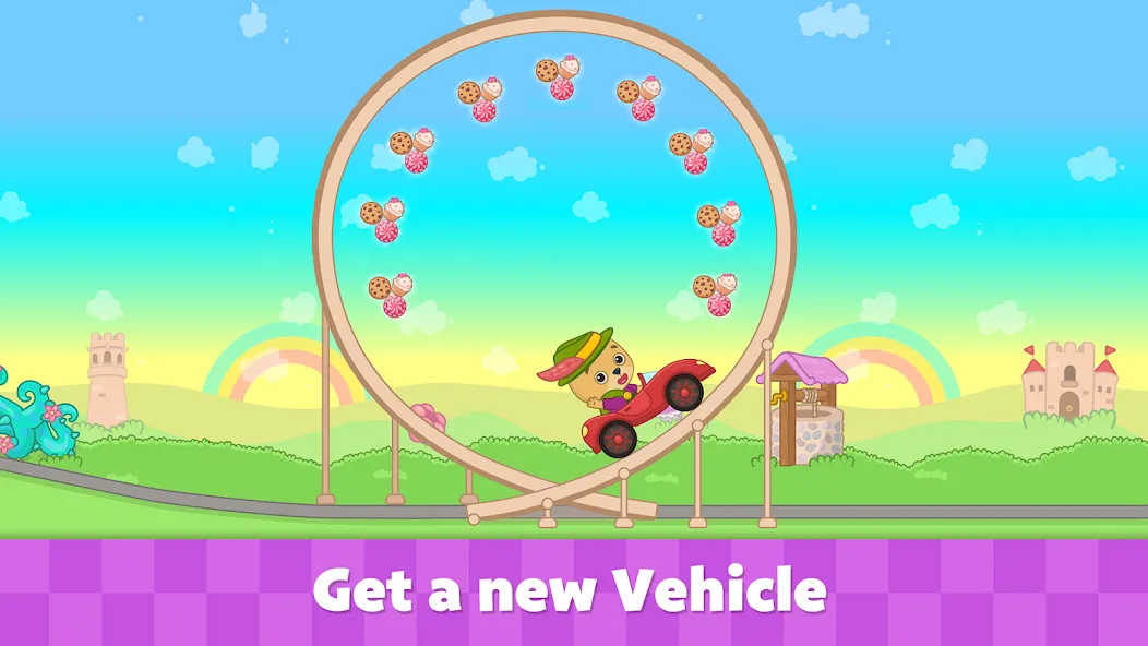 Bimi Boo Car Games for Kids — скриншот 2