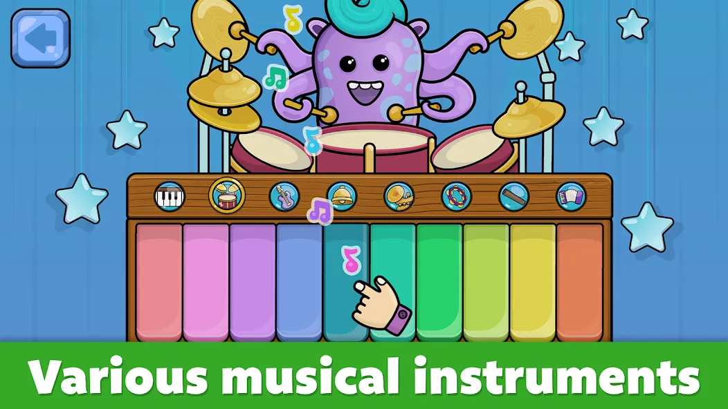 Baby Piano: Kids Music Games — скриншот 2