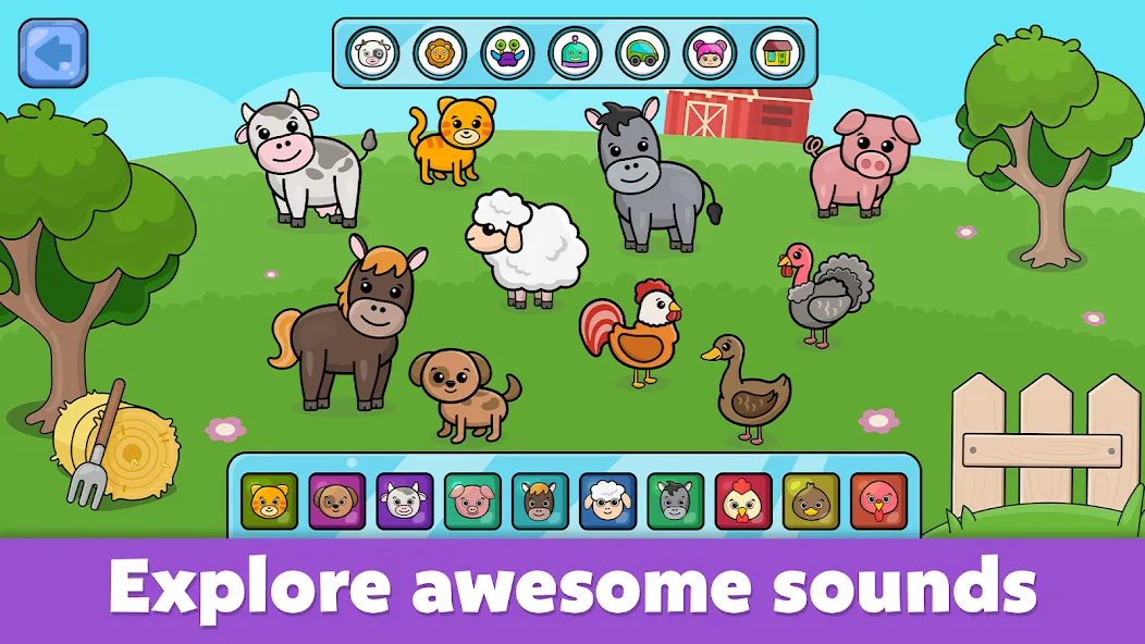 Baby Piano: Kids Music Games — скриншот 3
