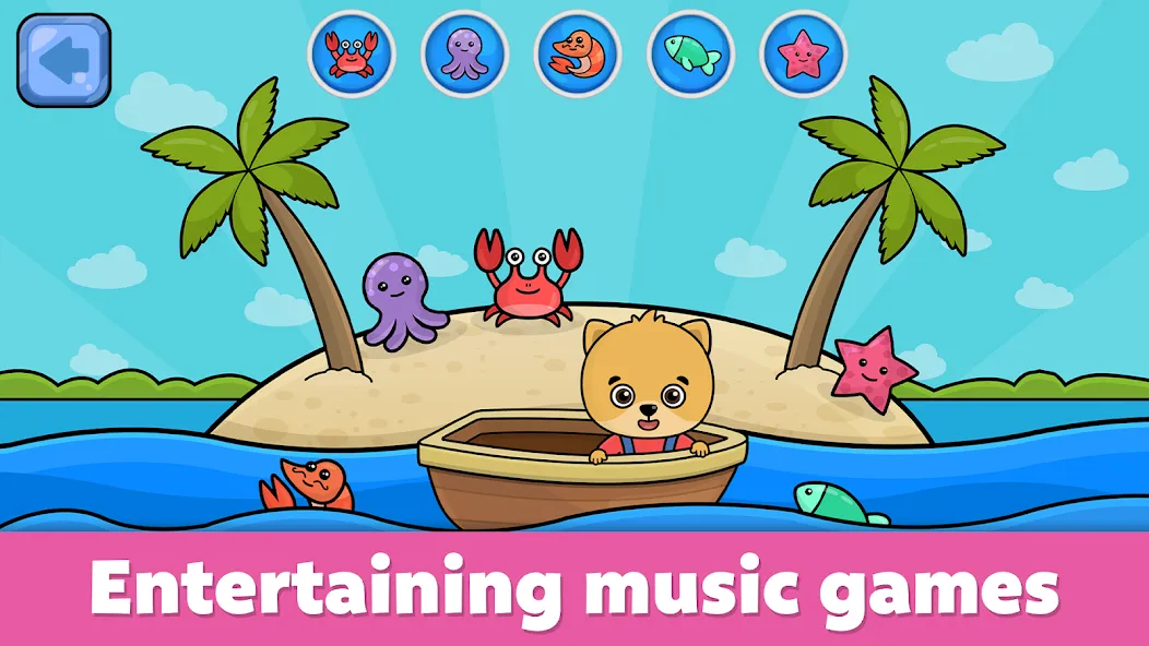 Baby Piano: Kids Music Games — скриншот 4