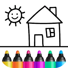 Скачать Bini Drawing for Kids Games — МОД Все открыто