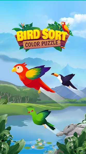 Bird Sort - Color Puzzle — скриншот 5