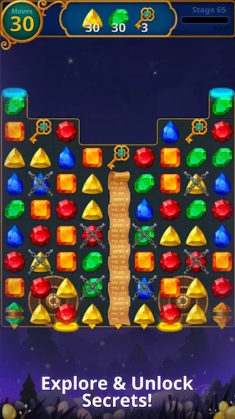 Jewels Magic: Mystery Match3 — скриншот 3