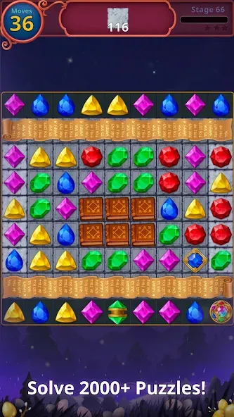 Jewels Magic: Mystery Match3 — скриншот 4
