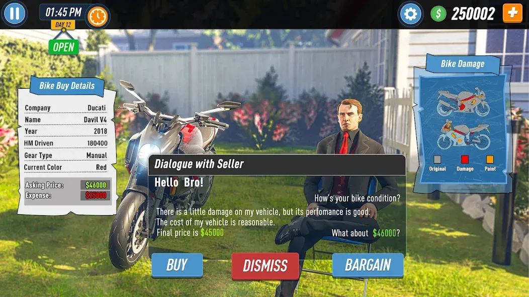 Motorcycle Dealer Bike Games — скриншот 5