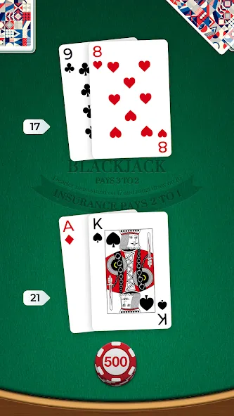 Blackjack — скриншот 1