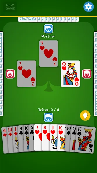 Spades - Card Game — скриншот 1 Spades - Card Game — скриншот 1