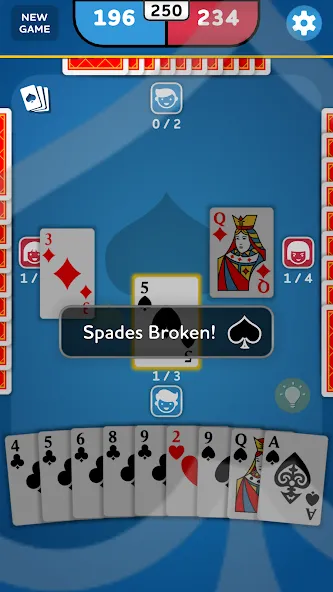 Spades - Card Game — скриншот 5